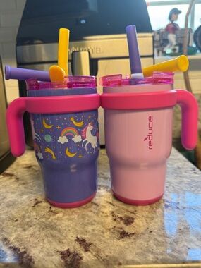 reduce Kids Unicorn Insulated Cup Set - Pink & Purple
